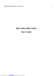 Axis 5400+ Bedienungsanleitung