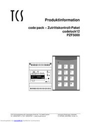TCS codelock12 Produktinformation
