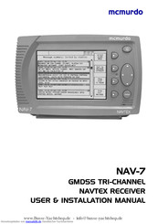 mcmurdo NAVTEX NAV-7 Installationsanleitung