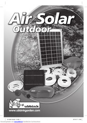 ubbink Air Solar 600 Outdoor Bedienungsanleitung