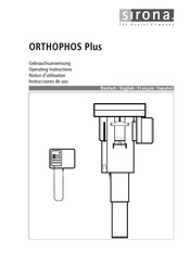 Sirona Orthophos Plus Gebrauchsanweisung
