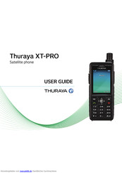 Thuraya XT-PRO Betriebsanweisungen