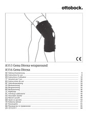 Ottobock 8353 Genu Direxa wraparound Gebrauchsanweisung