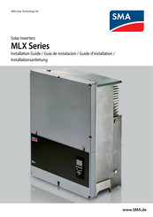 SMA MLX 60 UL Installationsanleitung