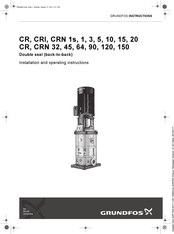 Grundfos CRN  series Montage- Und Betriebsanleitung
