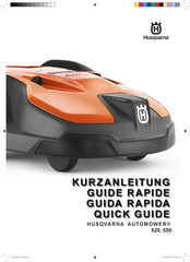 Husqvarna AUTOMOWER 520 Kurzanleitung