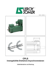 Leroy-Somer CPLS series Inbetriebnahme Und Wartung