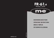 ME FR-61.4 Bedienungsanleitung