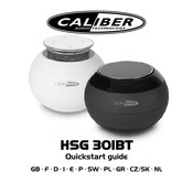 Caliber HSG 301BT Schnellstartanleitung