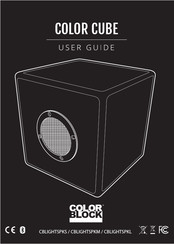 Color Block Color Cube CBLIGHTSPKL Bedienungsanleitung