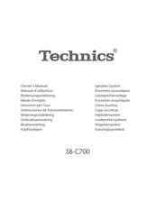 Technics SB-C700 Bedienungsanleitung