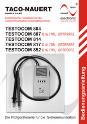 TACO-NAUERT TESTOCOM 807 digital datasafe Bedienungsanleitung