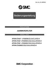 SMC AFD20-A Bedienungsanleitung