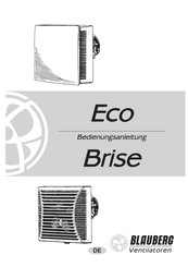BLAUBERG Ventilatoren Eco Bedienungsanleitung