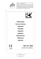 Team kalorik TKG VC 1004 Gebrauchsanleitung