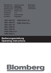 Blomberg KWD 9440 XA++ Bedienungsanleitung