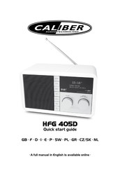 Caliber HFG 405D Bedienungsanleitung