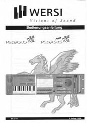 Wersi Pegasus 2 Bedienungsanleitung