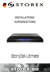 Storex StoryDisk Ultimate Installations-Kurzanleitung