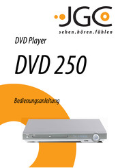 JGC DVD 250 Bedienungsanleitung