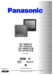 Panasonic TX-21CK1C/B Bedienungsanleitung