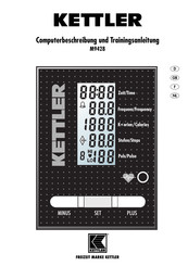 Kettler M9428 Computerbeschreibung Und Trainingsanleitung