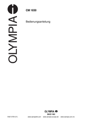 Olympia CM 1830 Bedienungsanleitung