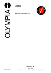 Olympia CM 746 Bedienungsanleitung