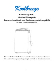 Koolbreeze Climateasy 12R2 Benutzerhandbuch Und Bedienungsanleitung