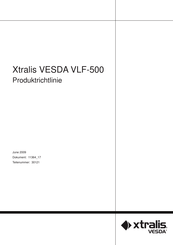 Xtralis VESDA VLF-500 Bedienungsanleitung