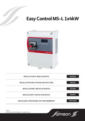 salmson Easy Control MS-L 1x4kW Einbau- Und Betriebsanleitung