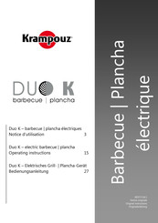 Krampouz DUO K Bedienungsanleitung