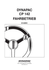 DYNAPAC CP142 Fahrbetrieb
