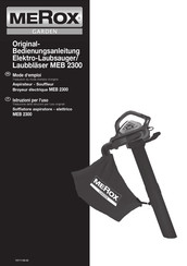 Merox MEB 2300 Bedienungsanleitung