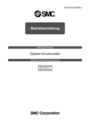 SMC ISE20C Betriebsanleitung