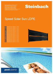 Steinbach Speed Solar Sun LDPE 0,7 x 3,0 m Bedienungsanleitung