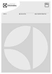 Electrolux EH K1-3 Benutzerinformation