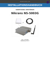 Nikrans NS-5003G Installationshandbuch
