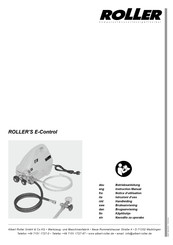 Roller ROLLER'S E-Control Betriebsanleitung