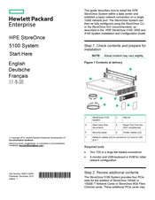 Hewlett Packard Enterprise StoreOnce 5100 Erste Schritte