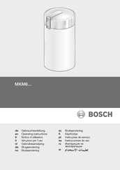 Bosch MKM6 Serie Gebrauchsanleitung