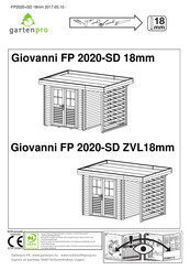 Gartenpro Giovanni FP 2020-SD Montageanleitung