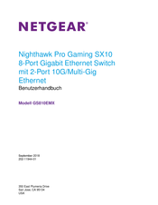 NETGEAR Nighthawk Pro Gaming SX10 Benutzerhandbuch