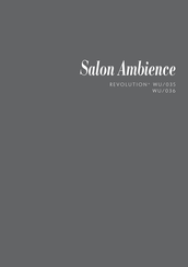 Salon Ambience REVOLUTION+ series Bedienungsanleitung