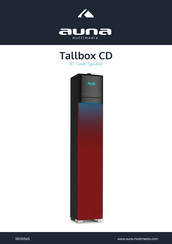 auna multimedia Tallbox CD Anschluss- Und Anwendungshinweise