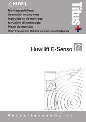 Huwil Huwilift E-Senso Montageanleitung