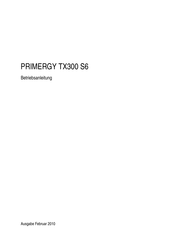 Fujitsu PRIMERGY TX300 S6 Betriebsanleitung