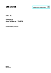 Siemens Simatic PC 477B Betriebsanleitung (Kompakt