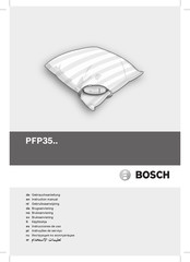 Bosch PFP35 Serie Gebrauchsanleitung