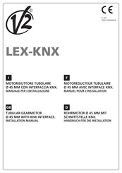 V2 LEX-KNX series Handbuch Für Die Installation